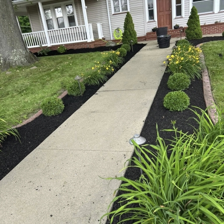 Landscaping work by Custom Cut